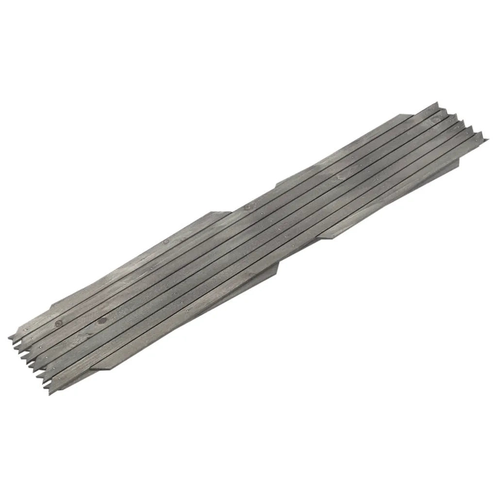 Recinzione a Traliccio 5 pz in Massello Abete Grigio 180x60 cm 316424