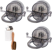 Dispensatore di detersivo per montaggio a parete con morsetti - Adatto per sapone liquido e shampoo - Set da 3 pezzi
