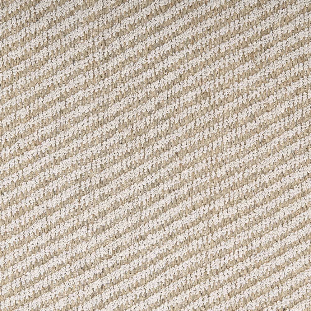 Tappeto in juta beige e cotone 140 x 200 cm con frange intrecciate a mano Boho ingresso camera da letto