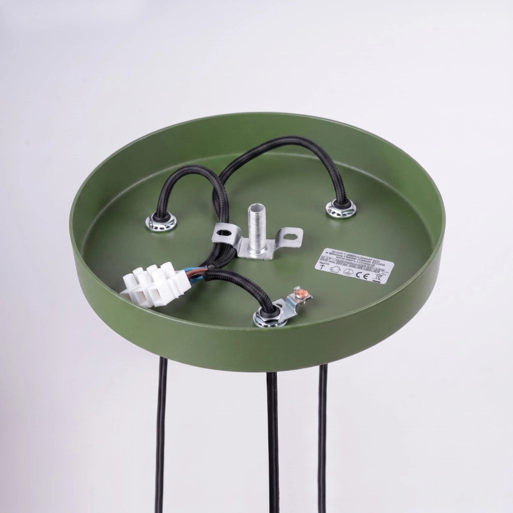 Lampada a sospensione ARCHE 3P verde oliva