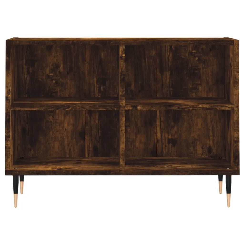 Mobile Porta TV Rovere Fumo 69,5x30x50 cm in Legno Multistrato 826961