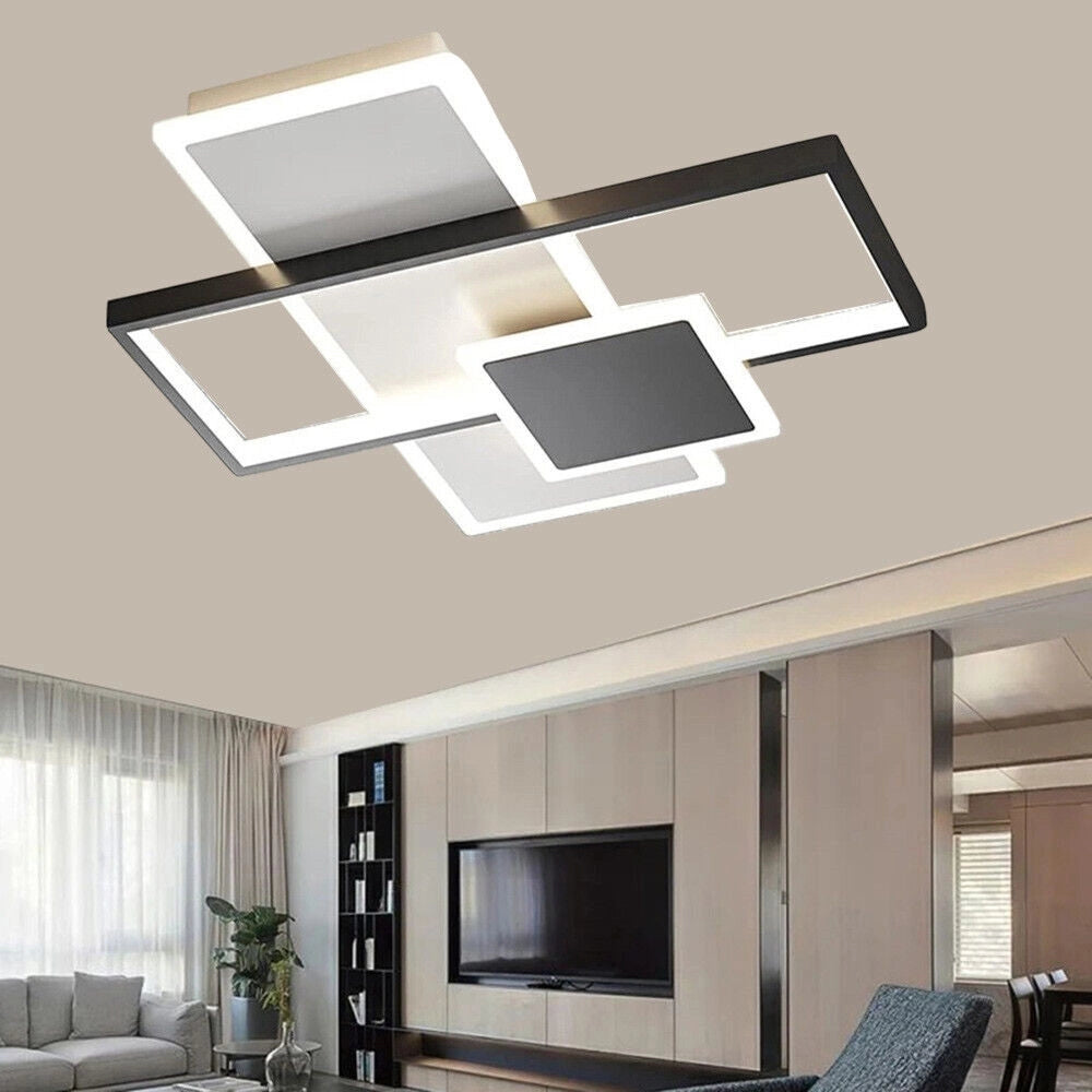 Trade Shop - Plafoniera Da Soffitto A Led 46 W Con Tecnologia Cct Con Switch 3 Colorazione C60-3c -