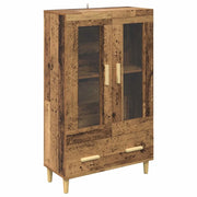 Credenza | Madia | Buffet da pranzo | Armadio da pranzo Legno vecchio 70 x 31 x 115 cm Legno multistrato