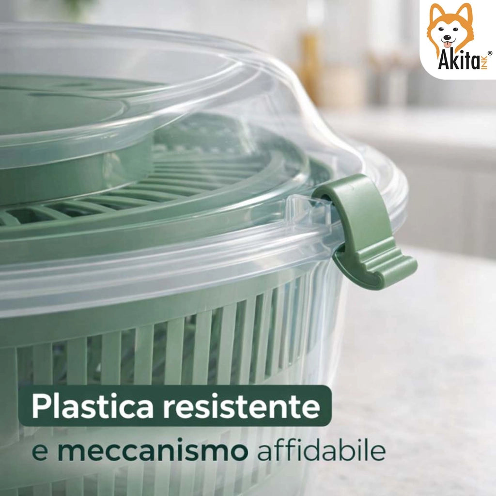 Akitaink Centrifuga Insalata 4,4 L BPA Free