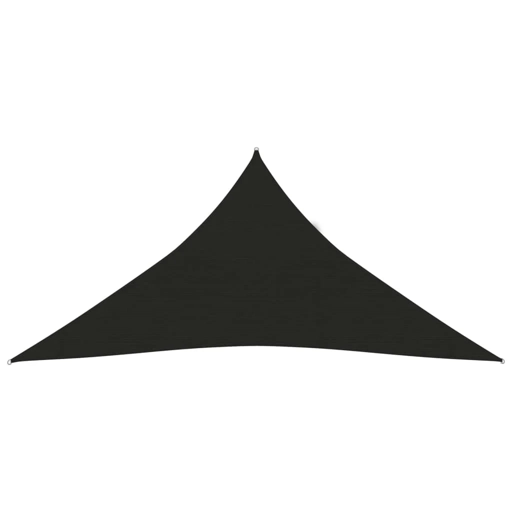 Vela ombreggiante/ombrellone 160 g/m² 4 x 5 x 5 m HDPE nero 02_0009214