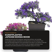 Pianta artificiale bonsai in vaso - Pianta nep per interni - Decorazione per casa/ufficio - Materiale ecocompatibile - Attrae fortuna e ricchezza