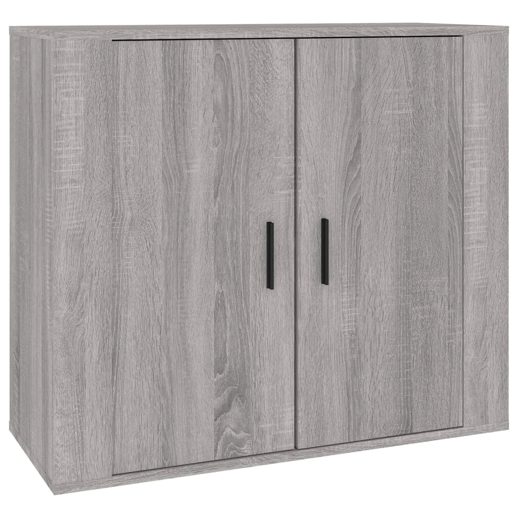 Credenza a buffet cassettiera mobiletto portaoggetti cucina soggiorno salotti 3 pezzi legno ingegnerizzato Sonoma grigio 02_0037171