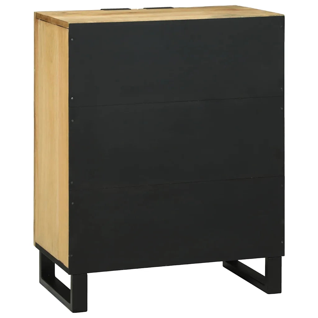 Credenza | Madia | Buffet da pranzo | Armadio da pranzo Naturale 60 x 33,5 x 75 cm Legno di mango massello