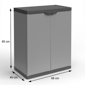 Armadietto per la raccolta differenziata (interno/esterno) 68x40xH85 cm