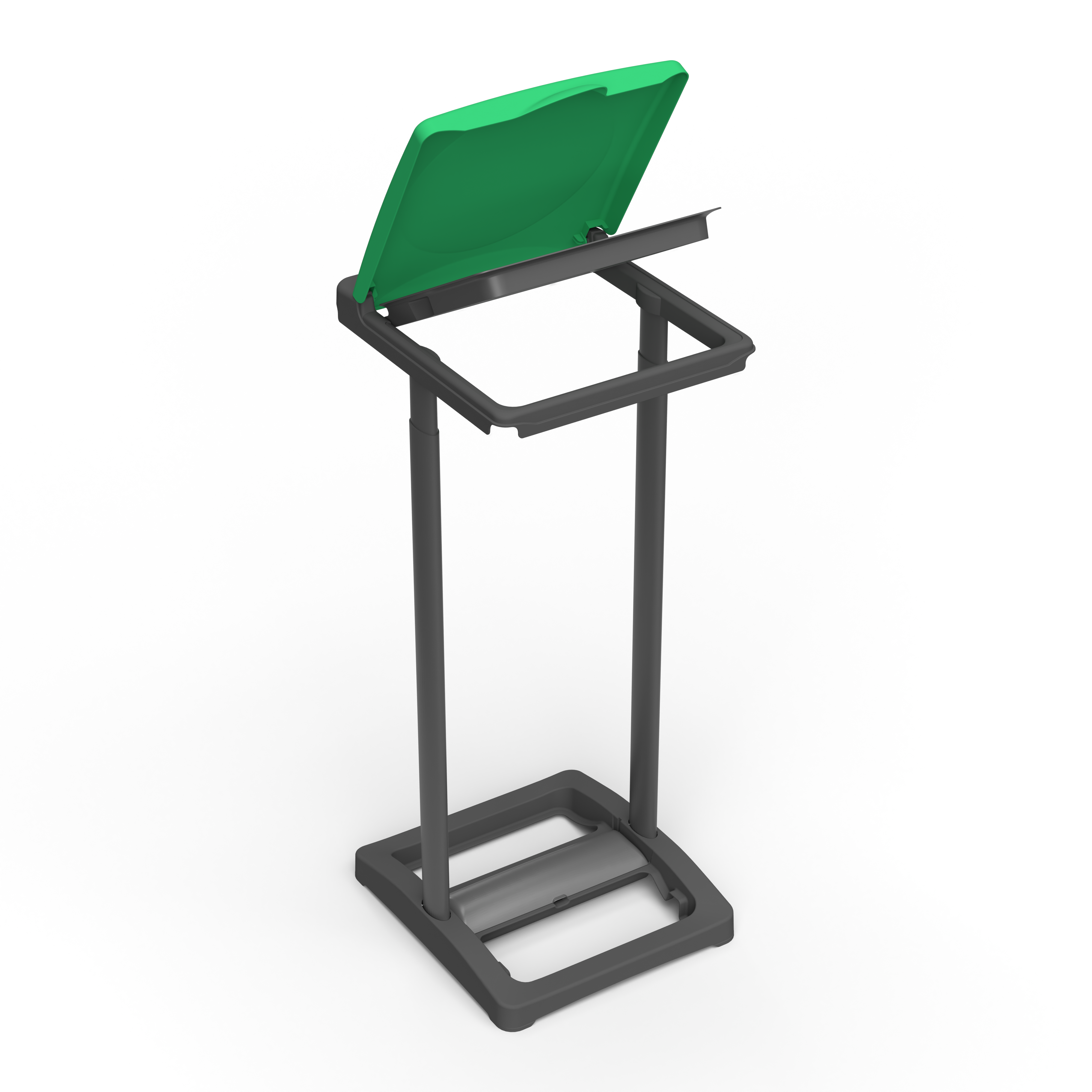 Portasacco-Portarifiuti Mono per raccolta differenziata 31,5x36xH80 cm