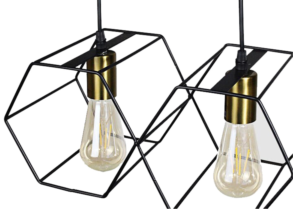 Lampada APP1133-5CP Black Gold