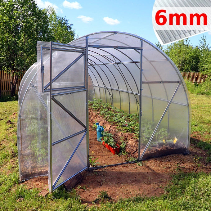 Serra Classic 3x4m con copertura policarbonato alveolare 6mm