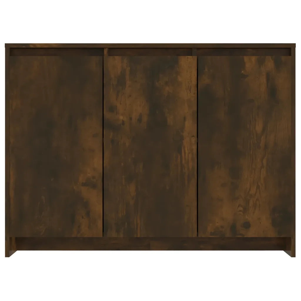Credenza | Madia | Buffet da pranzo | Armadio da pranzo Rovere Fumo 102x33x75 cm in Truciolato