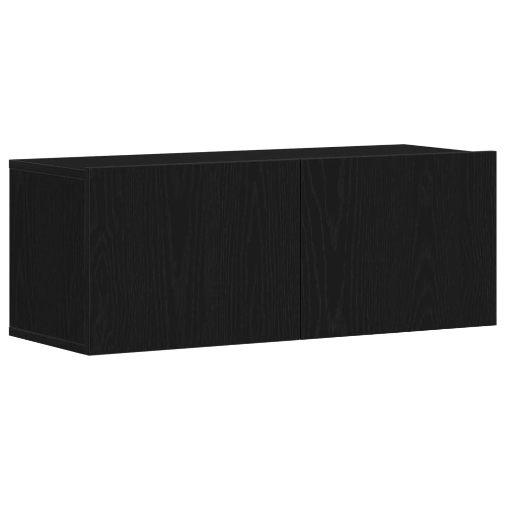 Set mobile TV 3 pcs Rovere Nero 130,5 x 30 x 140 cm 3333053