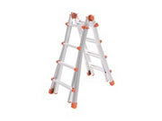 1pz scala telescopica "squadrapiu" alluminio 4+4 grammi aperta cm400h cod:ferx.fer449120