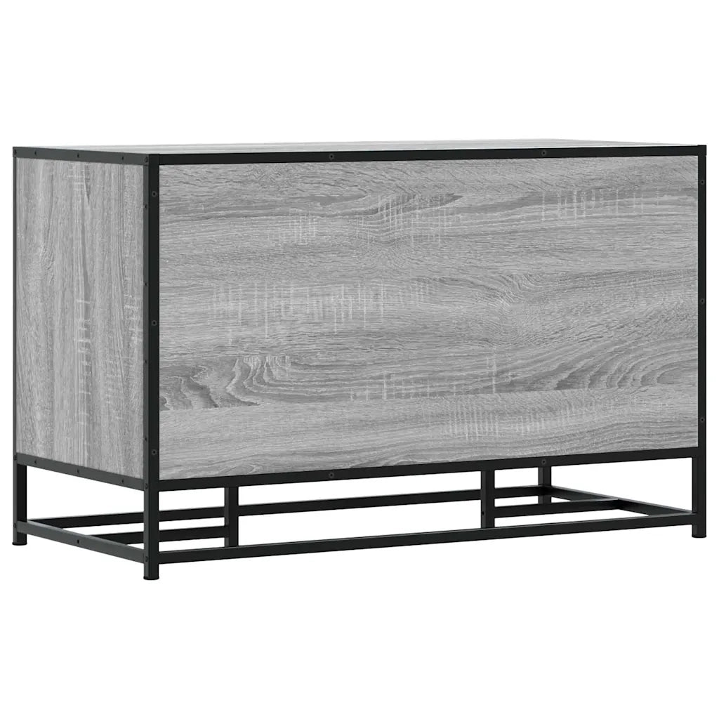 Scarpiera Grigia Sonoma 84x40x53,5 cm Truciolato e Metallo