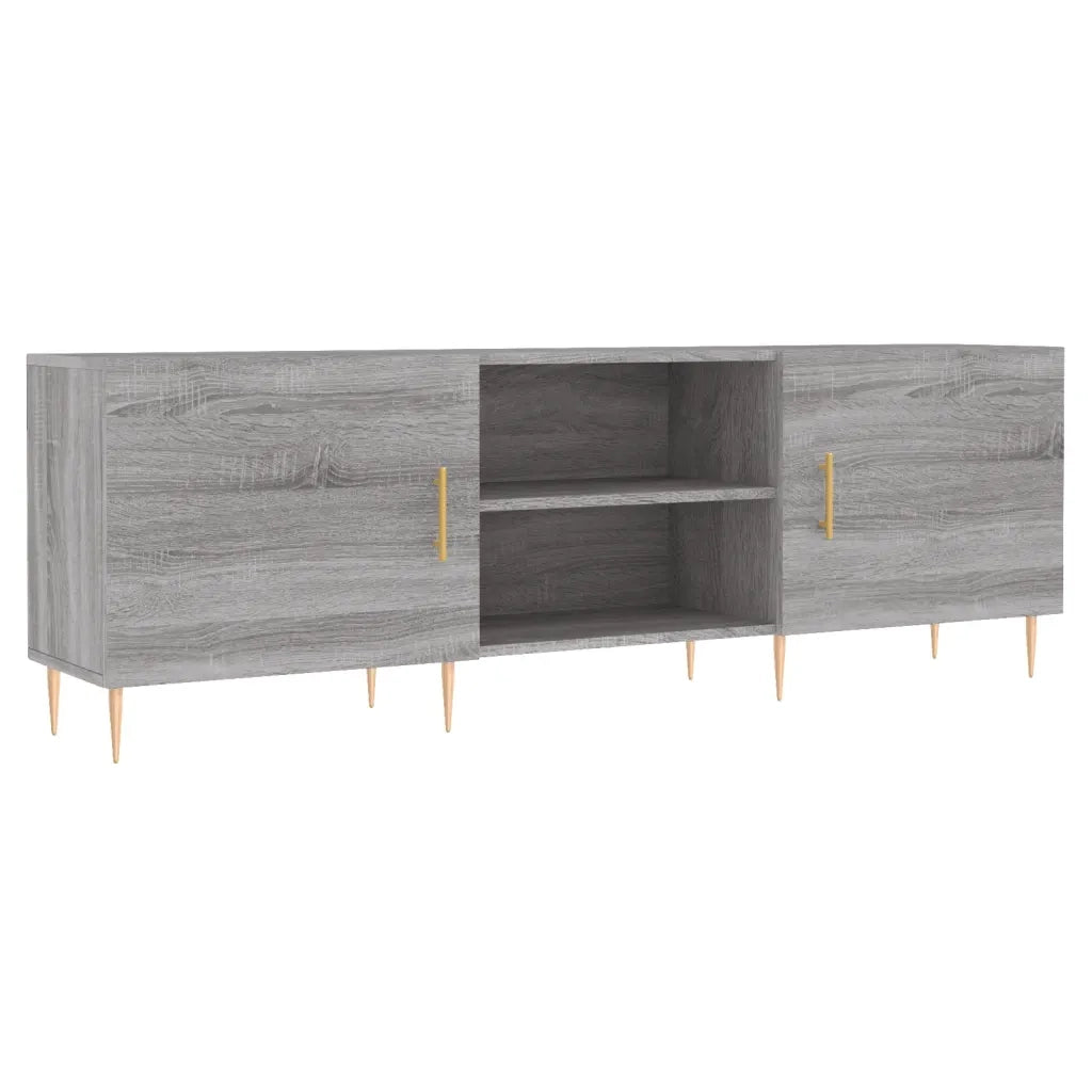 Mobile Porta TV Grigio Sonoma 150x30x50 cm in Legno Multistratocod mxl 81430