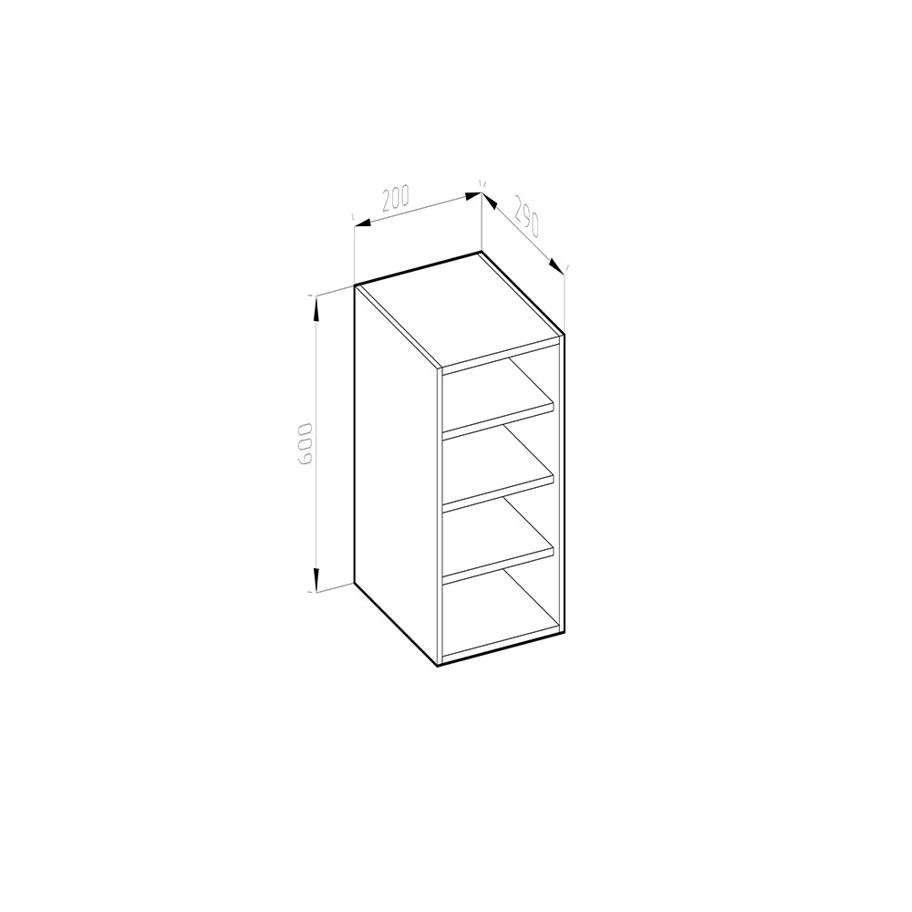 Vicco Pensile Antracite 20 cm