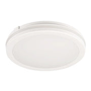 Plafoniera Bianca o Nera a LED per interno ed esterno da Soffitto e Parete 29W 3940 Lumen IP65 CCT Switch Luce Calda Naturale Fredda Ø235mm 220V Color: Bianco