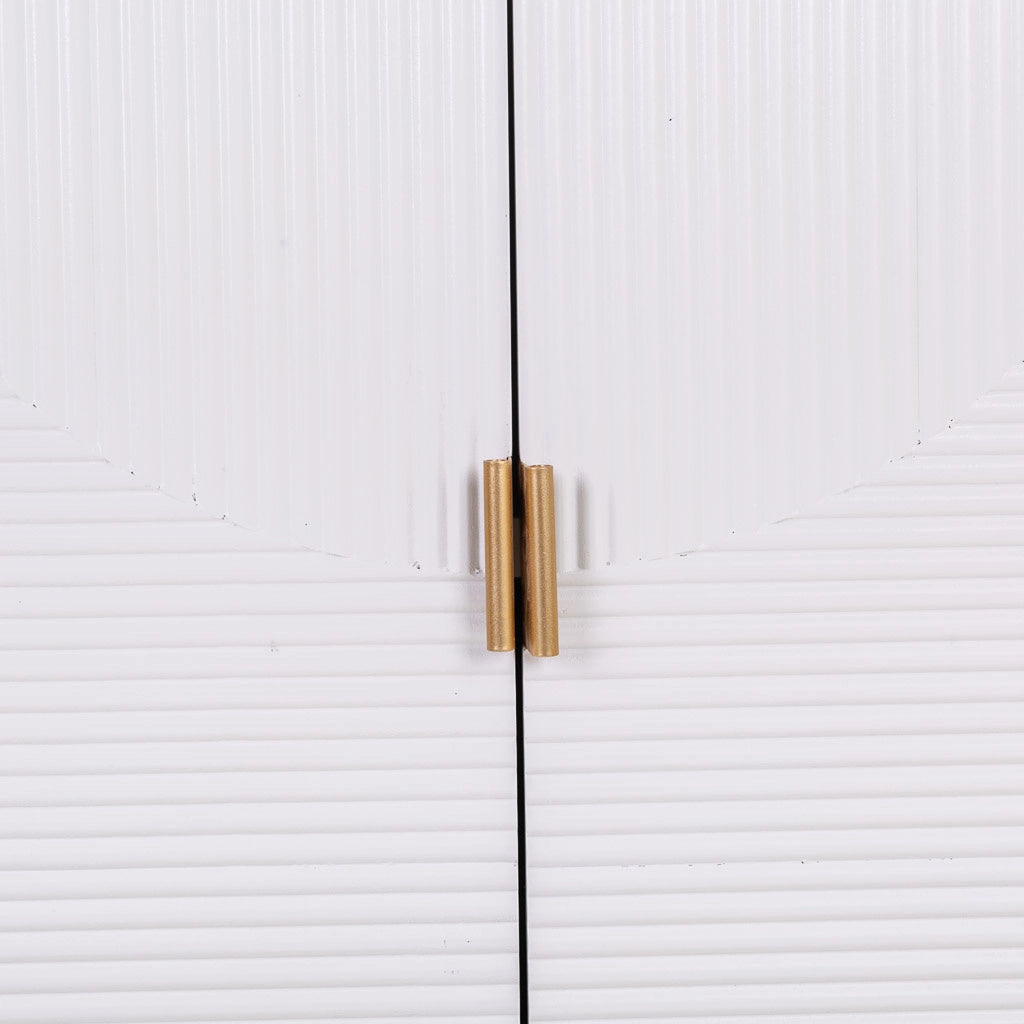 Mobile da ingresso in legno bianco 80x36,5x81,5h