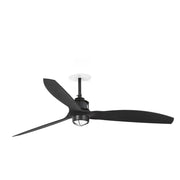 FARO Ventilatore da soffitto a incasso in acciaio Nero Opaco motore DC silenzioso 6 velocita funzione inversa per soffitti inclinati misura M Just Fan FARO-32100R1N