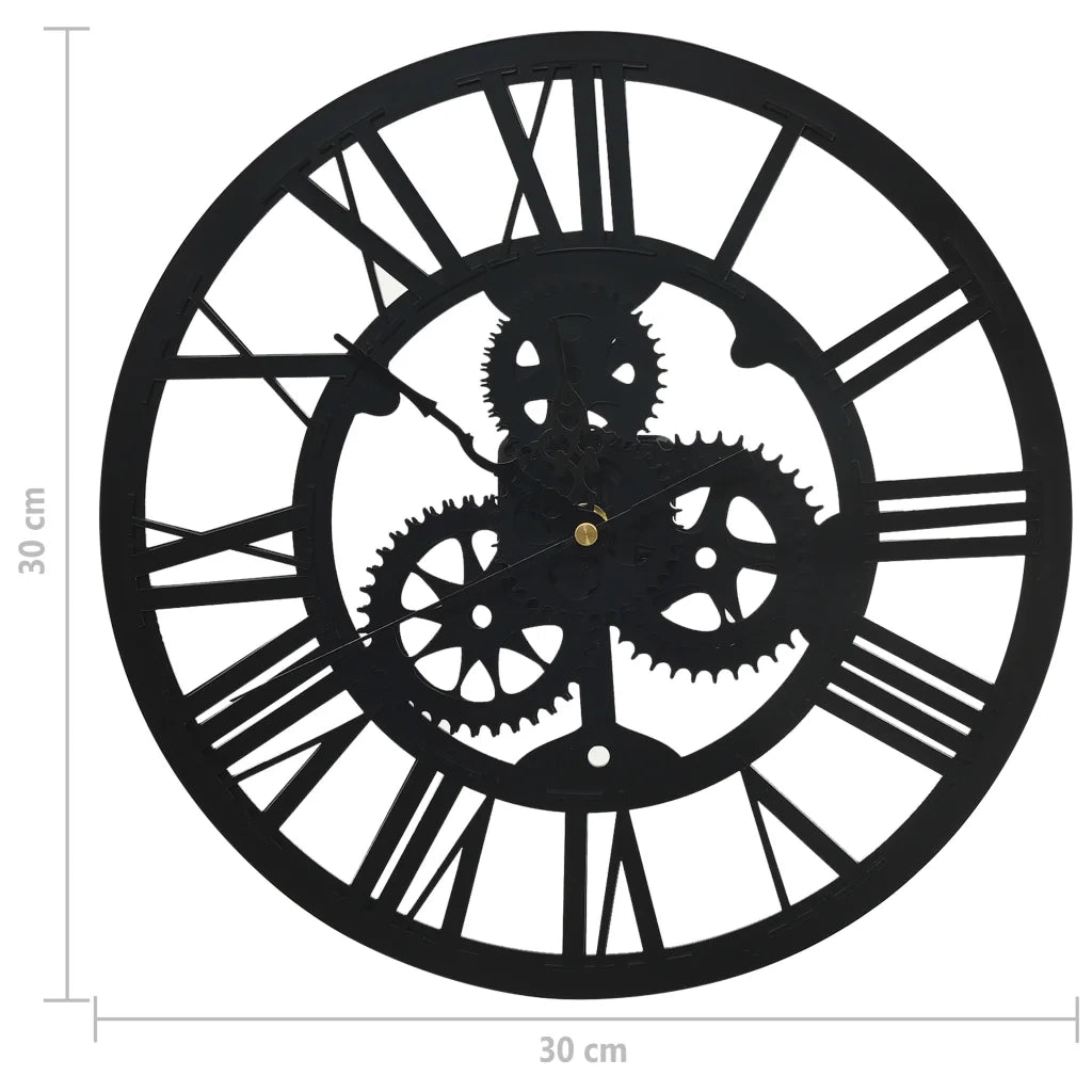 Orologio da Parete Nero 30 cm Acrilico CFW8970270