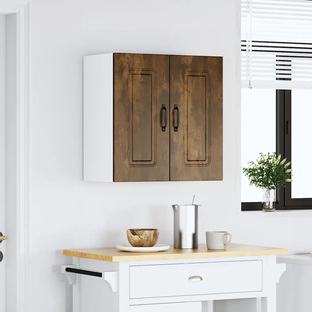 Pensile da Cucina Kalmar Rovere Fumo in Legno Multistrato