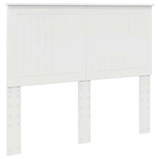Testiera | Testata con Testiera | Testata Bianco Lucido 135 cm Legno multistrato
