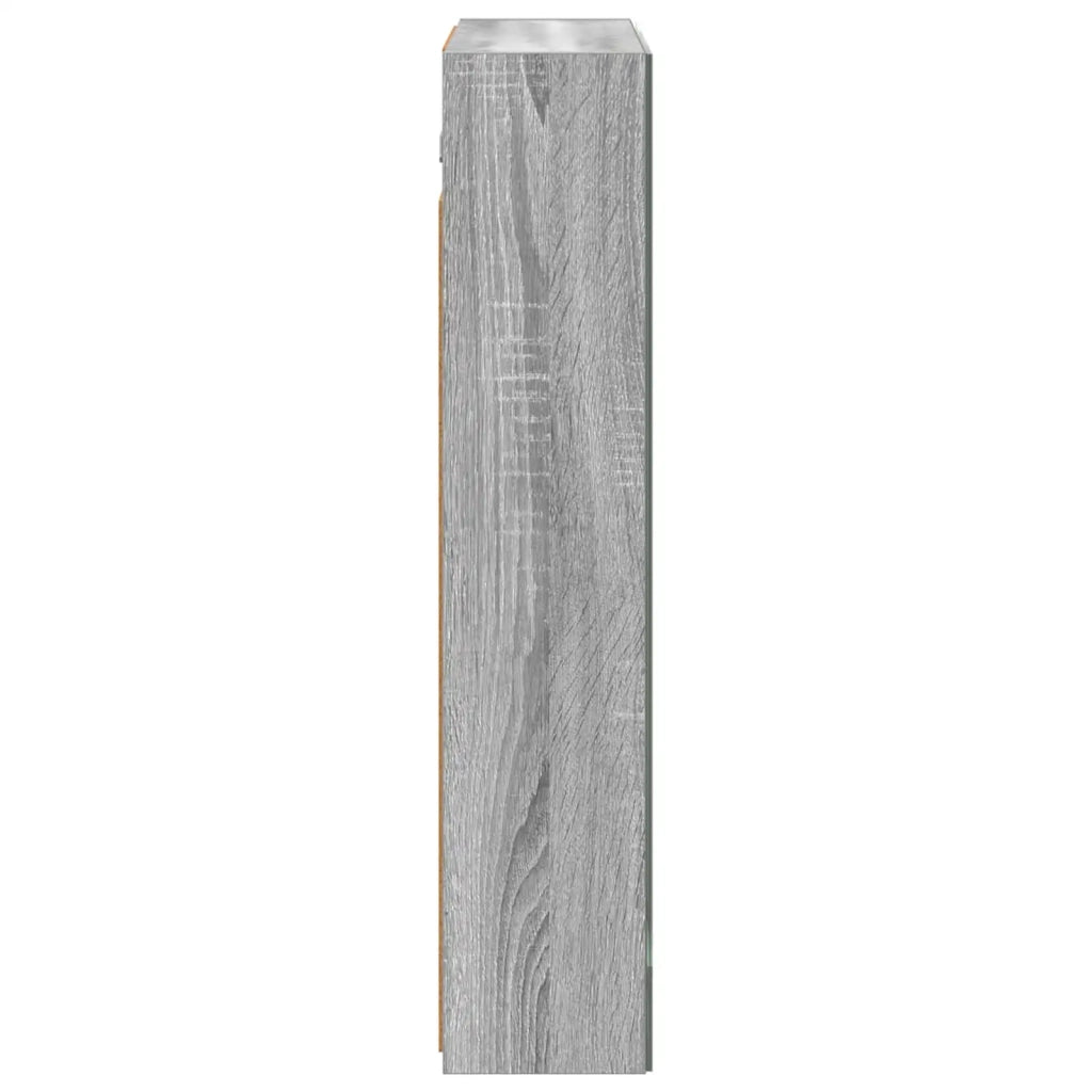 Mobiletto per specchio da bagno Grigio Sonoma 60 x 14,5 x 70 cm 889060
