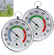 Termometro e igrometro a parete per interni - set 2 in 1 - Controllo temperatura e umidità