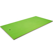Tappetino galleggiante acquatico resistente a strappi, Tappetino galleggiante con dispositivo di ormeggio Verde-Nuotare