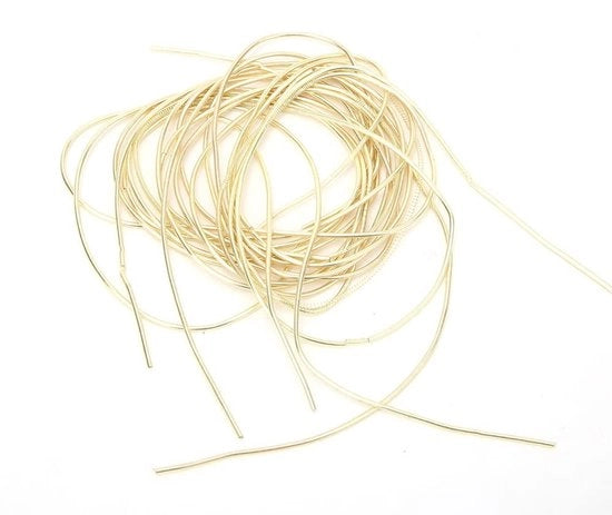 Cavo di filo conduttore in rame 1,5 mm - filo per cucito - filo per cucito - filo conduttore - creazione di gioielli - finitura lucida - filo per cucito