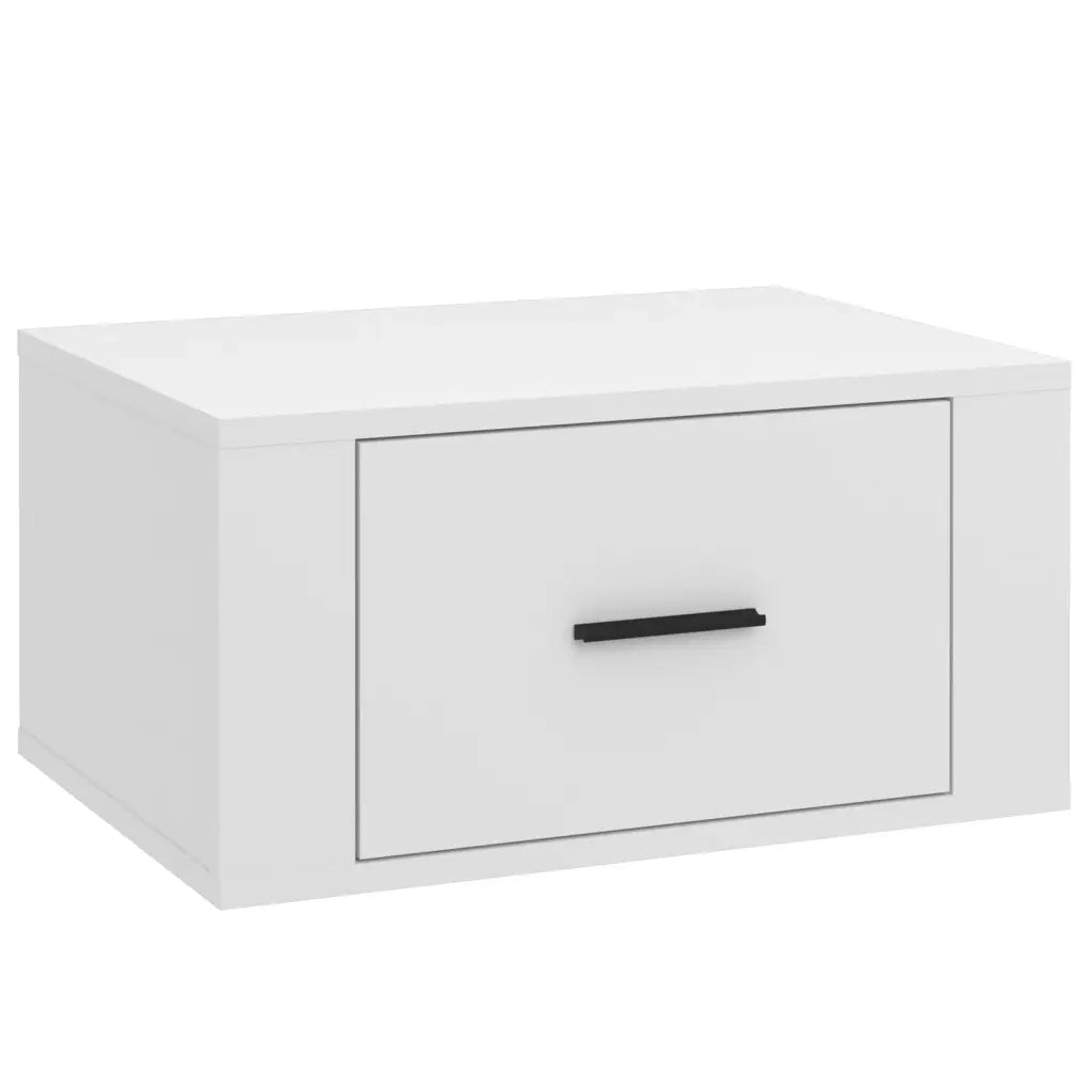 Comodini a Parete 2 pz Bianchi 50x36x25 cm 816841