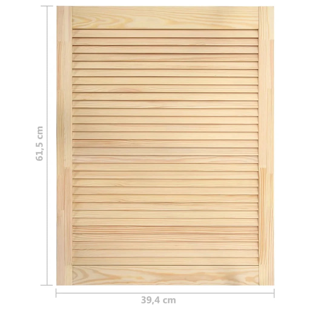 Porta a persiana in legno massello di pino 61,5 x 39,4 cm 02_0003869