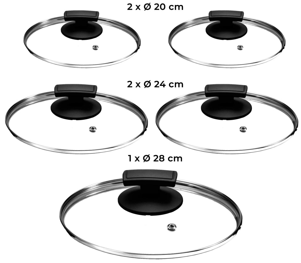 Batteria di Pentole 18 Pezzi in Alluminio Pressofuso Antiaderente Olympia Supreme