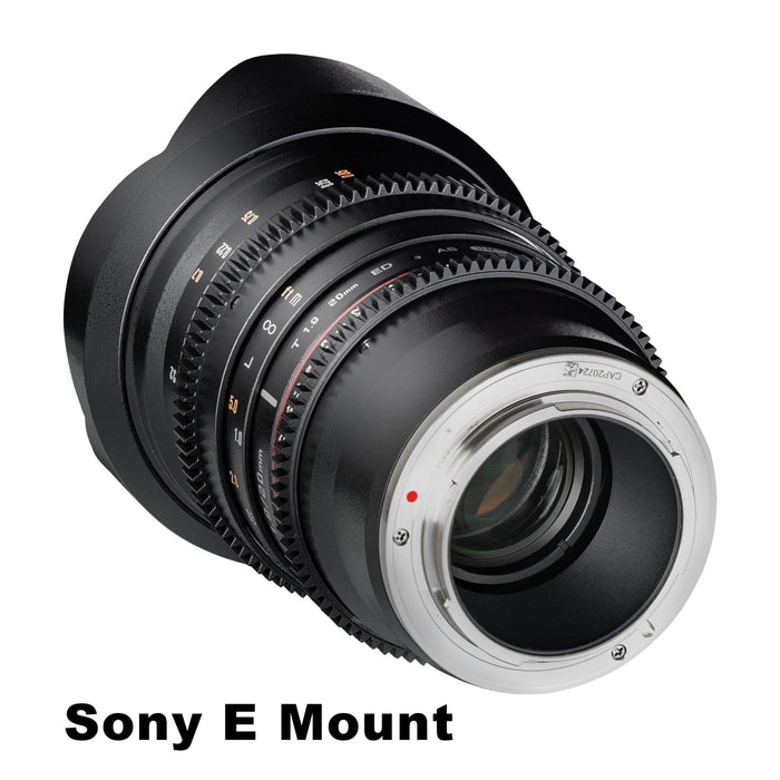 MF 20mm T1.9 Video DSLR Sony E