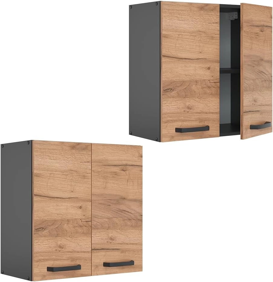 Pensile da cucina R-Line, Quercia dorata, 60 cm, per la libera combinazione all'interno di sistemi cucina modulari