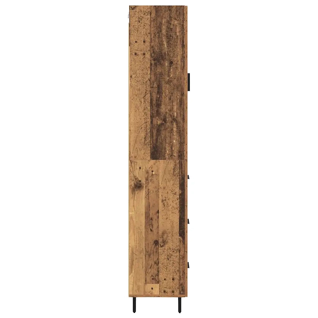 Credenza-Buffet-Armadio da cucina Legno vecchio 34,5 x 34 x 180 cm Legno multistrato 844875