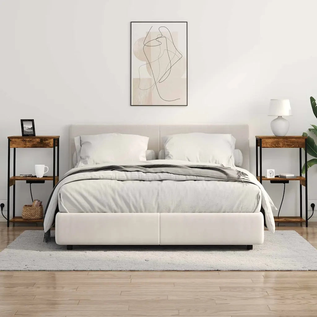 Armadio da Notte Rovere fumé 41 x 31 x 76 cm Legno multistrato 859547