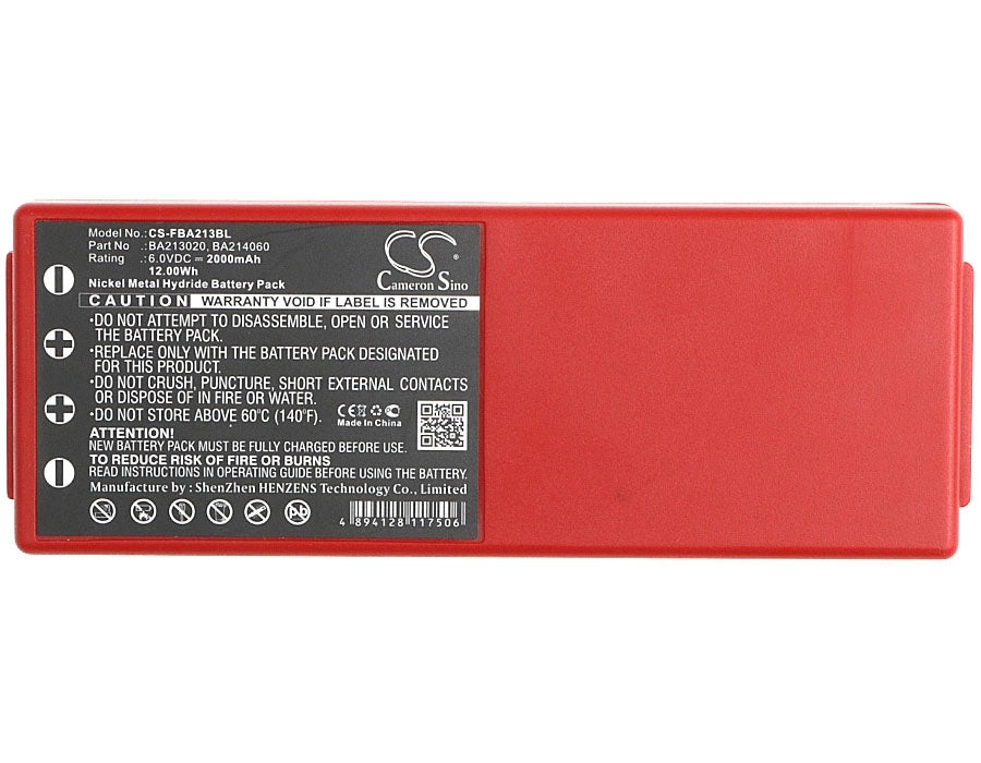 BATTERIA COMPATIBILE HBC FBA213BL NiMH 6V 2000 mAh