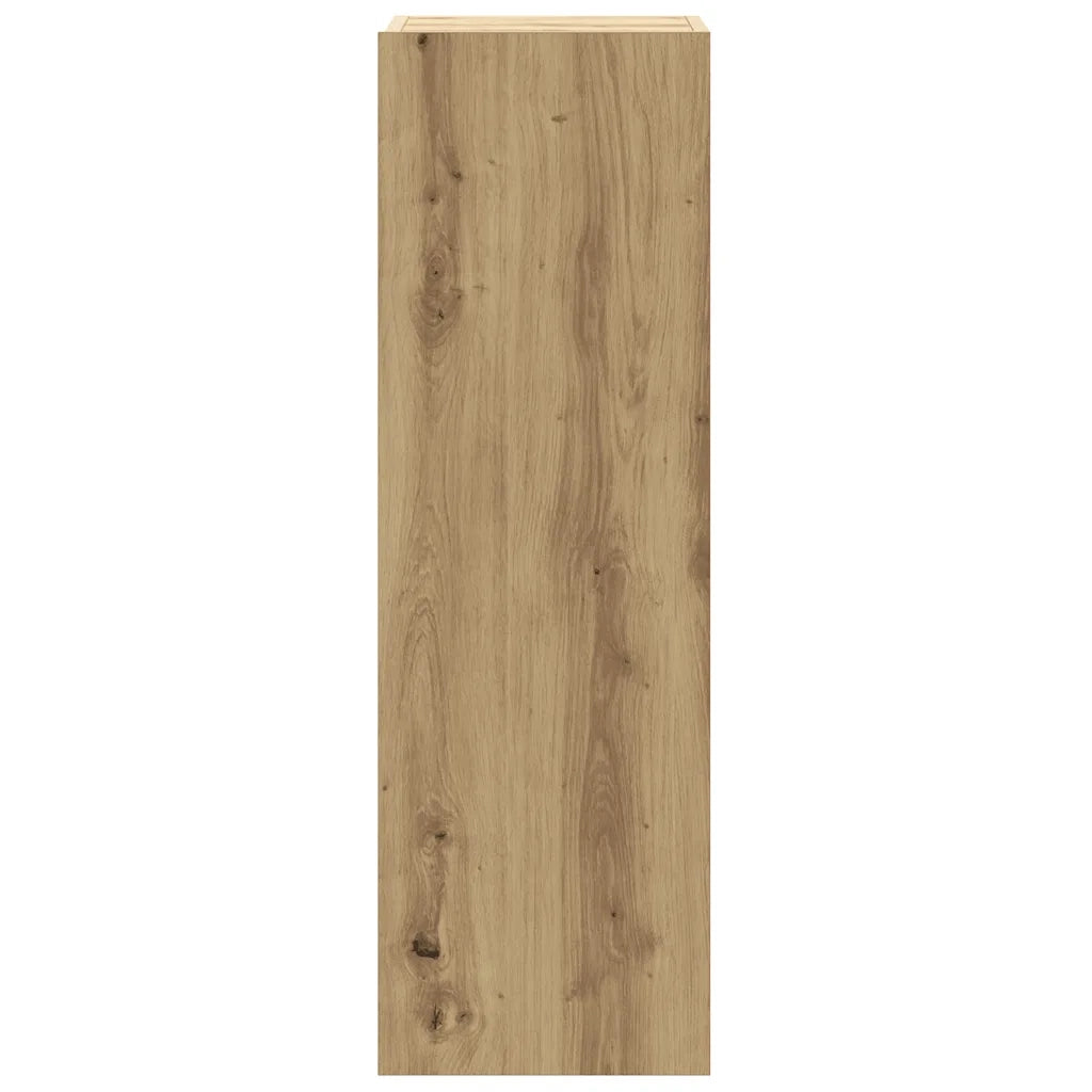 vidaXL Set Mobile TV 8 pz Montato a Parete Rovere in Legno Multistrato