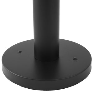 Posacenere a Colonna Ø32 cm in Metallo Nero Opaco 1,9L per Esterno