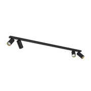 Plafoniera barra Nowodvorski Mono 7768 4xGU10 nero/oro LED