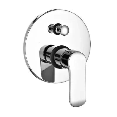 Set doccia incasso con braccio soffione slim e kit doccino acciaio cromo  Dalila