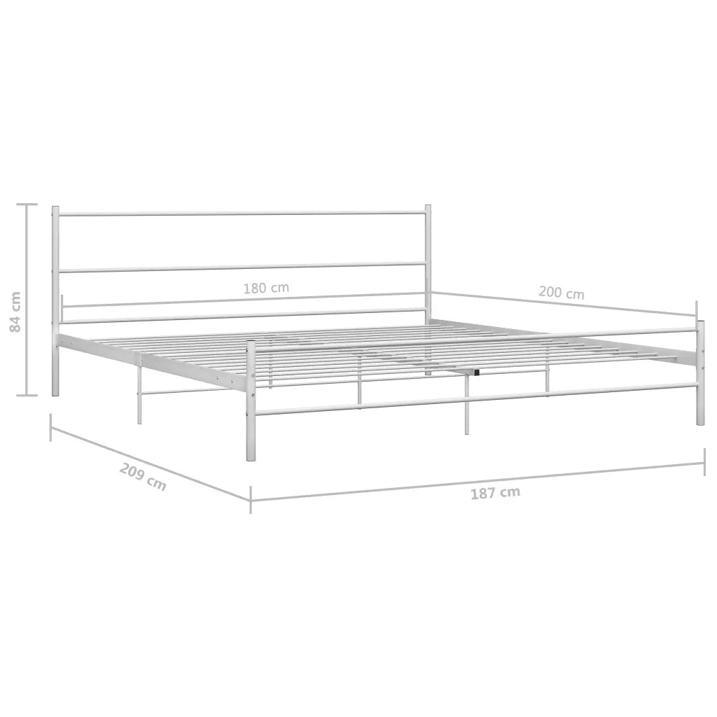Giroletto Bianco in Metallo 180x200 cm 284697
