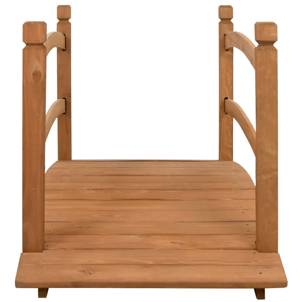 Ponte da Giardino 140x60x60 cm in Legno Massello di Abete cod mxl 72352