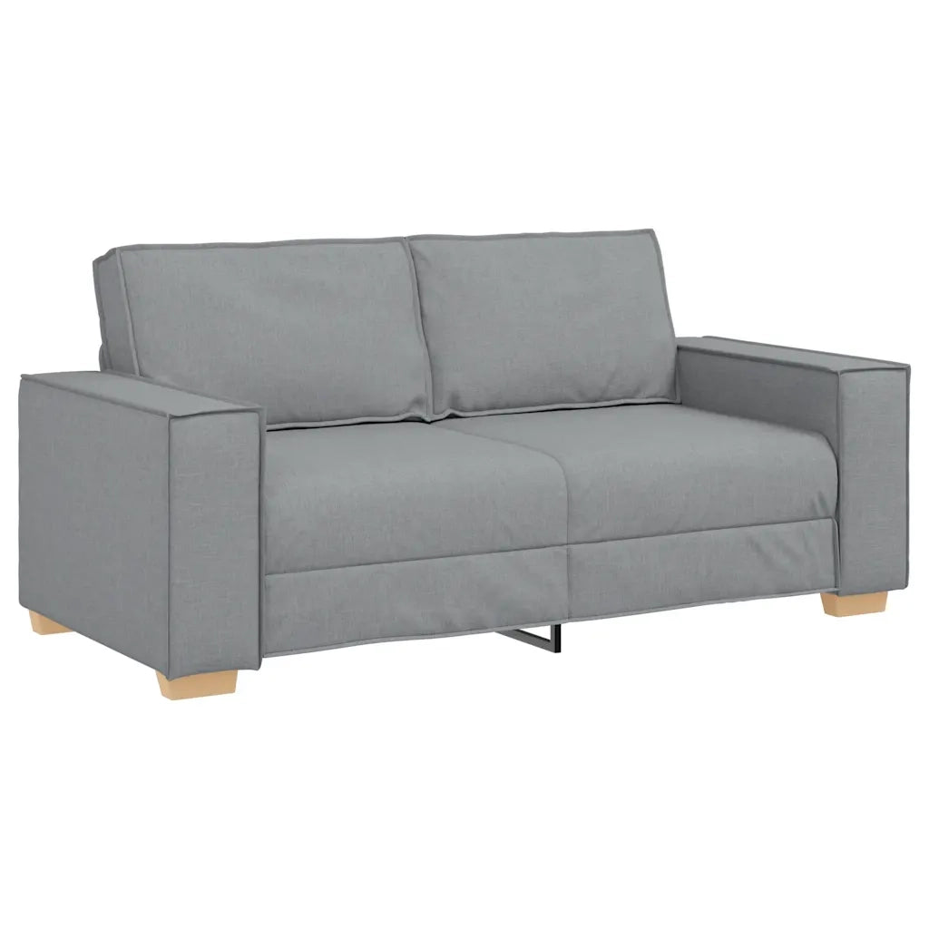 Divano a 2 posti Grigio Chiaro 180x78x84 cm Tessuto 4104980
