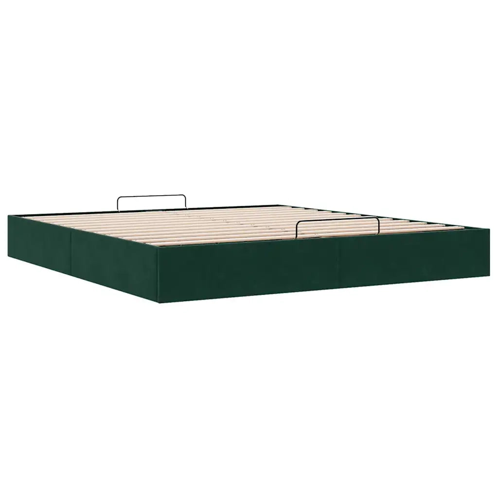 Struttura Letto Pouf senza Materasso 200x200 cm in Velluto 3310988