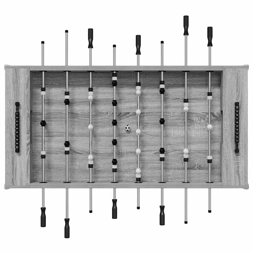 Tavolo da Foosball Sonoma grigia 146,5 x 74 x 85 cm CFW4526494