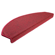 Tappetini per scale 20 pz | Gradini per Scale 65x24x4 cm Rossi Semicircolari Grandi